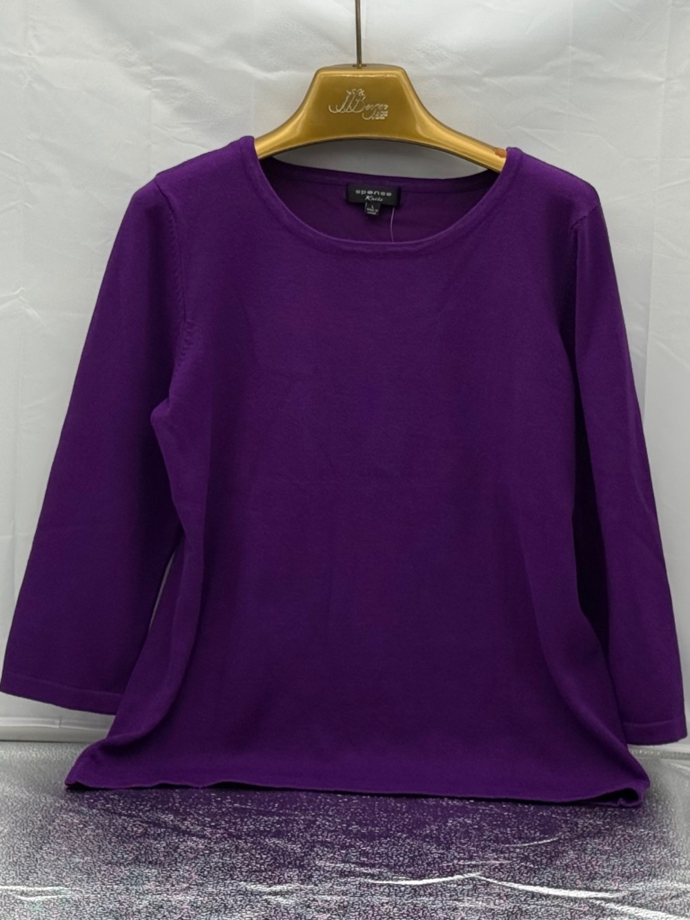 Spense Knits NWT Grape Sweater - Size Large